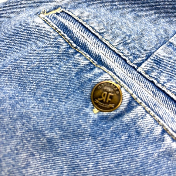 Vintage Rafaella 90’s Med Wash Highrise Pleated Tapered “Mom” Ankle Jeans (12) - Picture 8 of 15